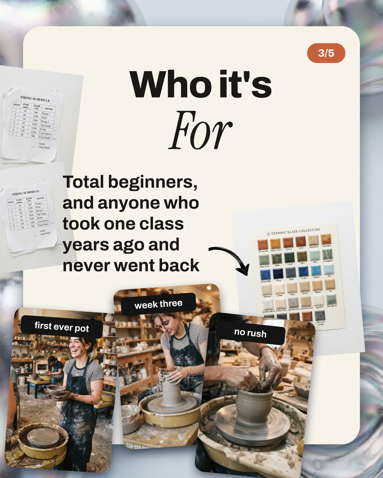 Chrome Card Class Intake Carousel — 5-panel Instagram carousel carousel template, page 3 of 5
