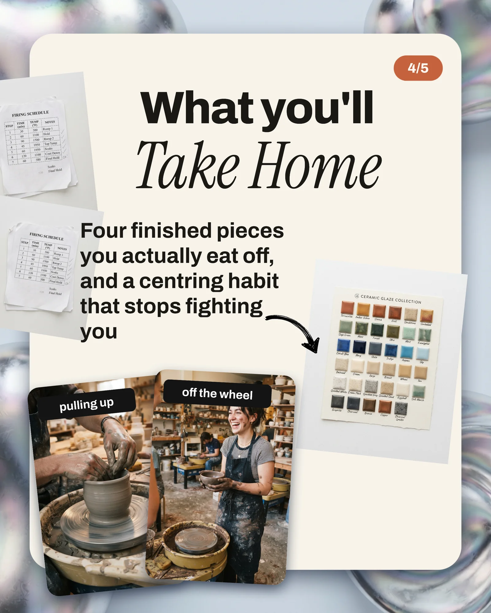 Chrome Card Class Intake Carousel — 5-panel Instagram carousel carousel template, page 4 of 5