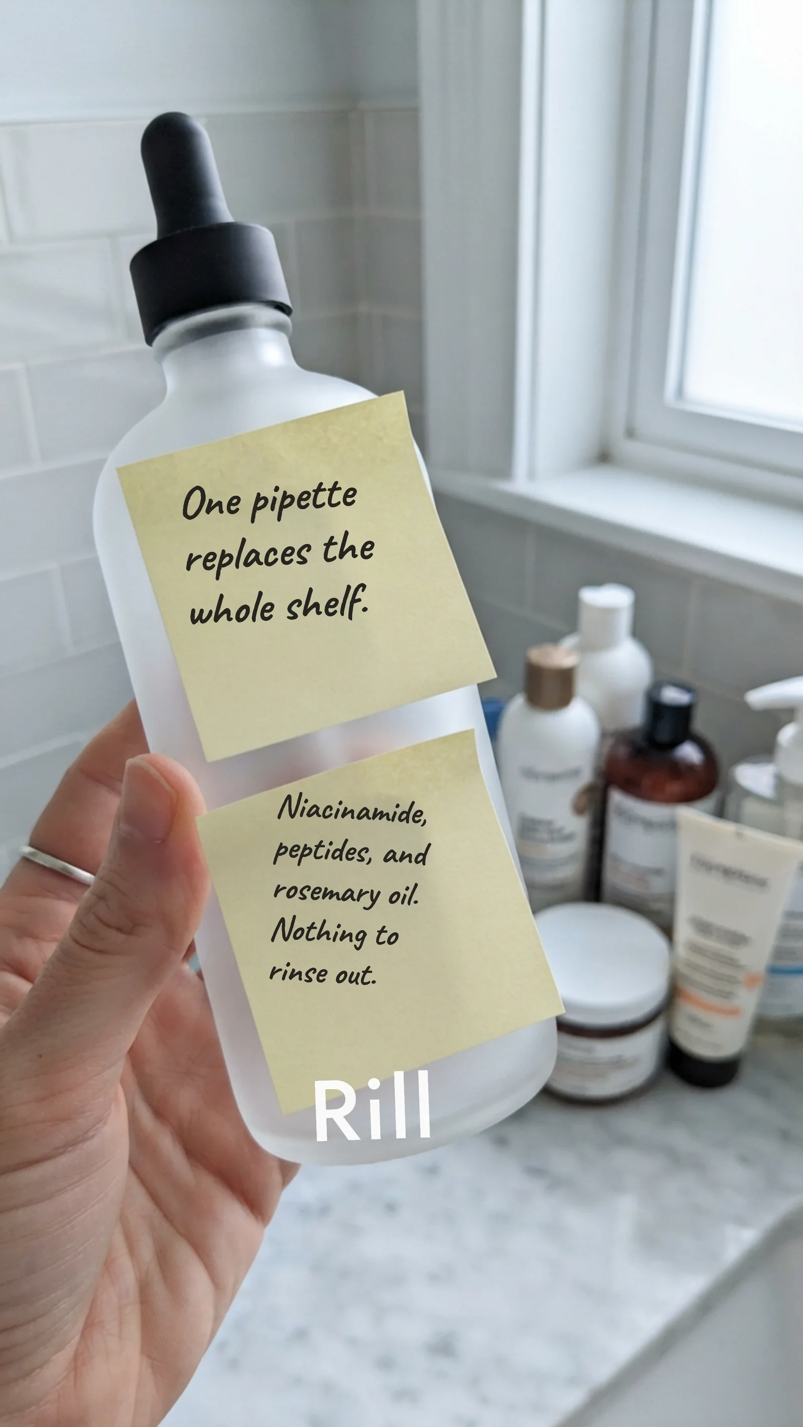 Sticky-note UGC — 9:16 Instagram ad template