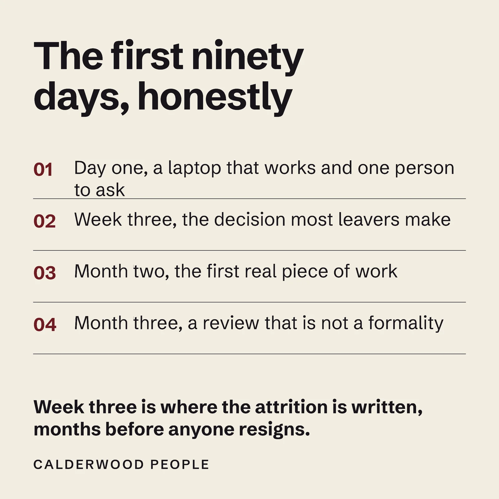 First Ninety LinkedIn Ad — 1:1 LinkedIn ad template