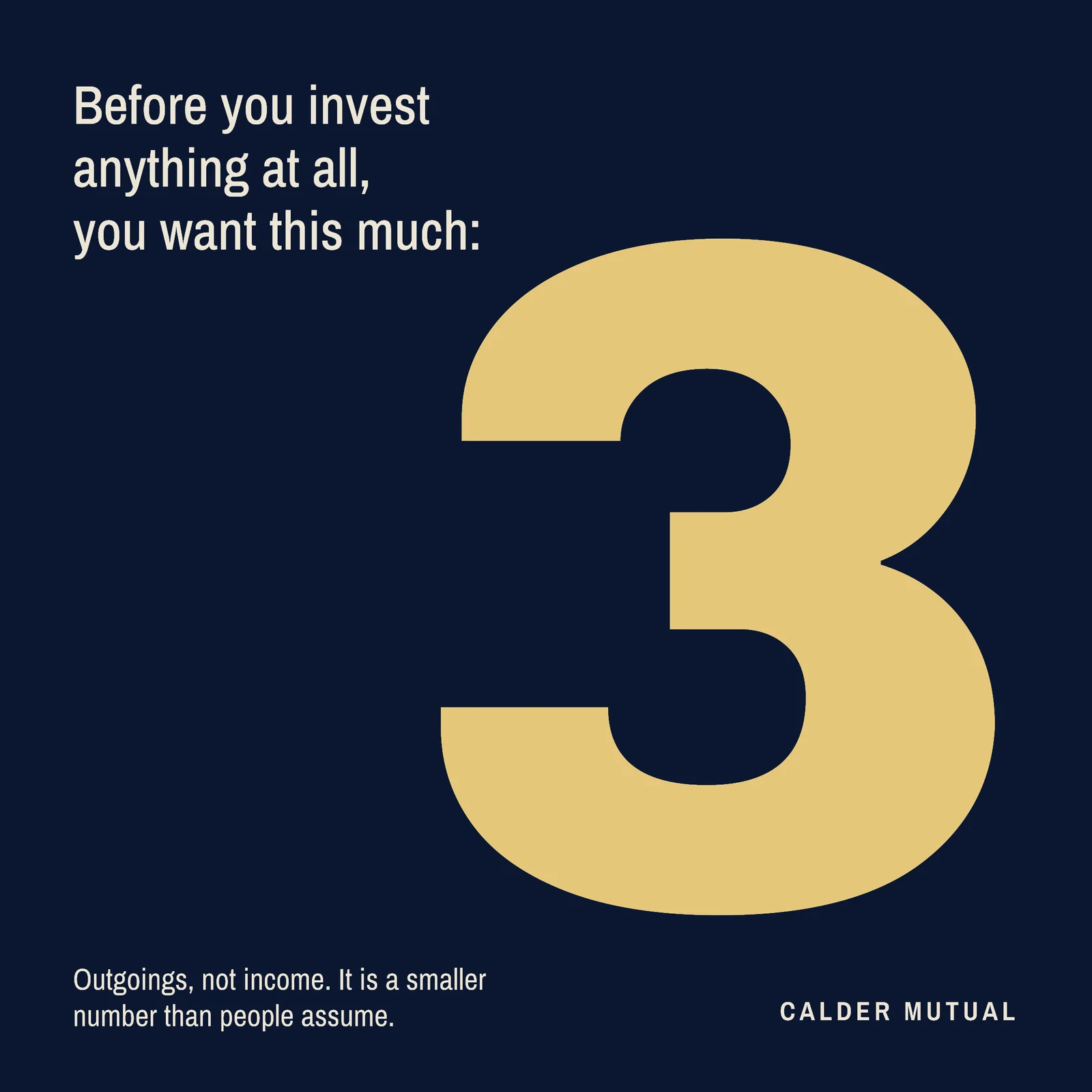 Emergency Months LinkedIn Ad — 1:1 LinkedIn ad template