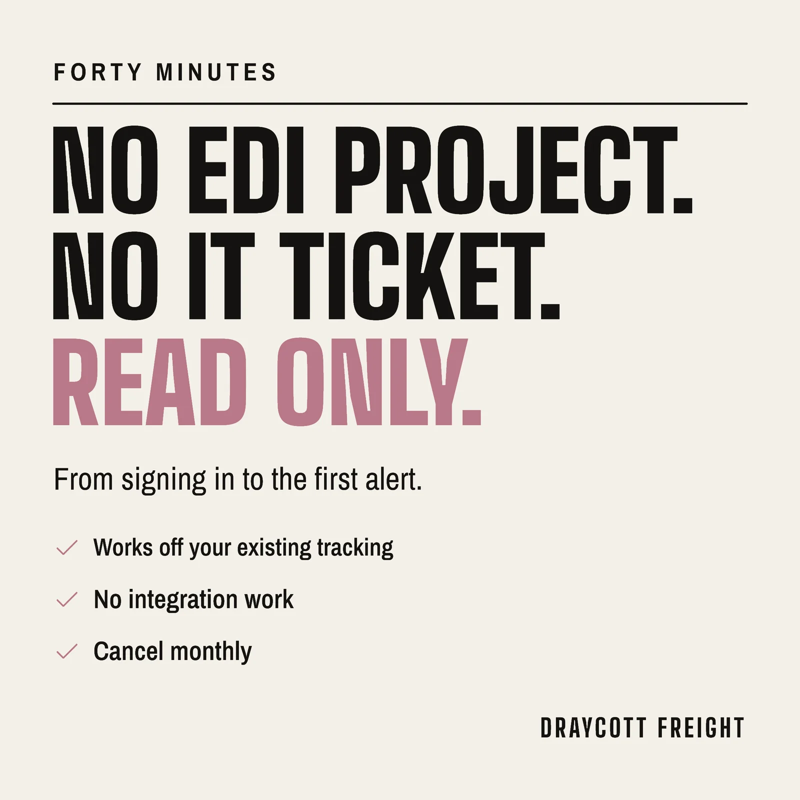No Edi Instagram Ad — 1:1 Instagram ad template