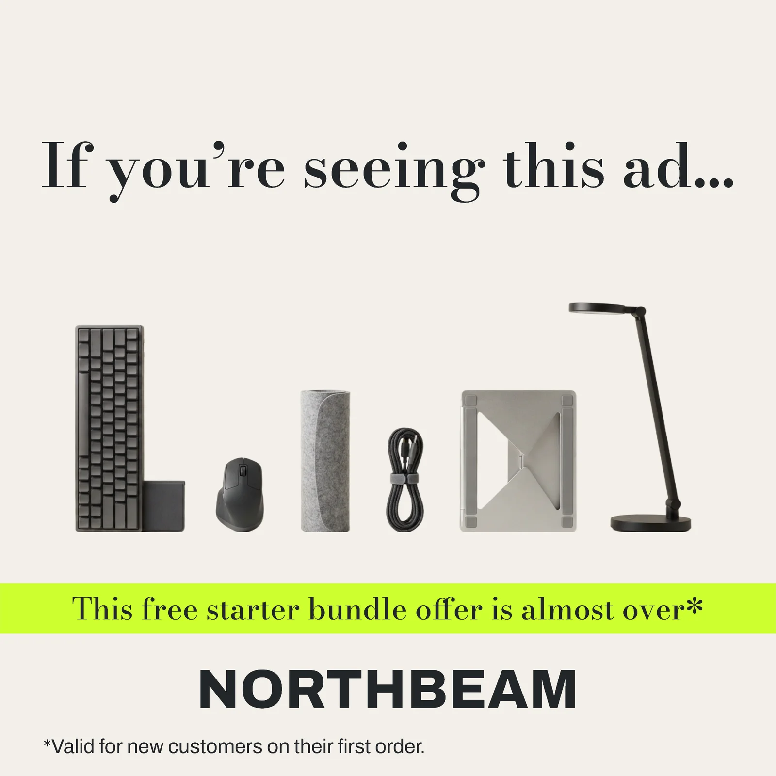 Hook and highlighter bundle — 1:1 Instagram ad template