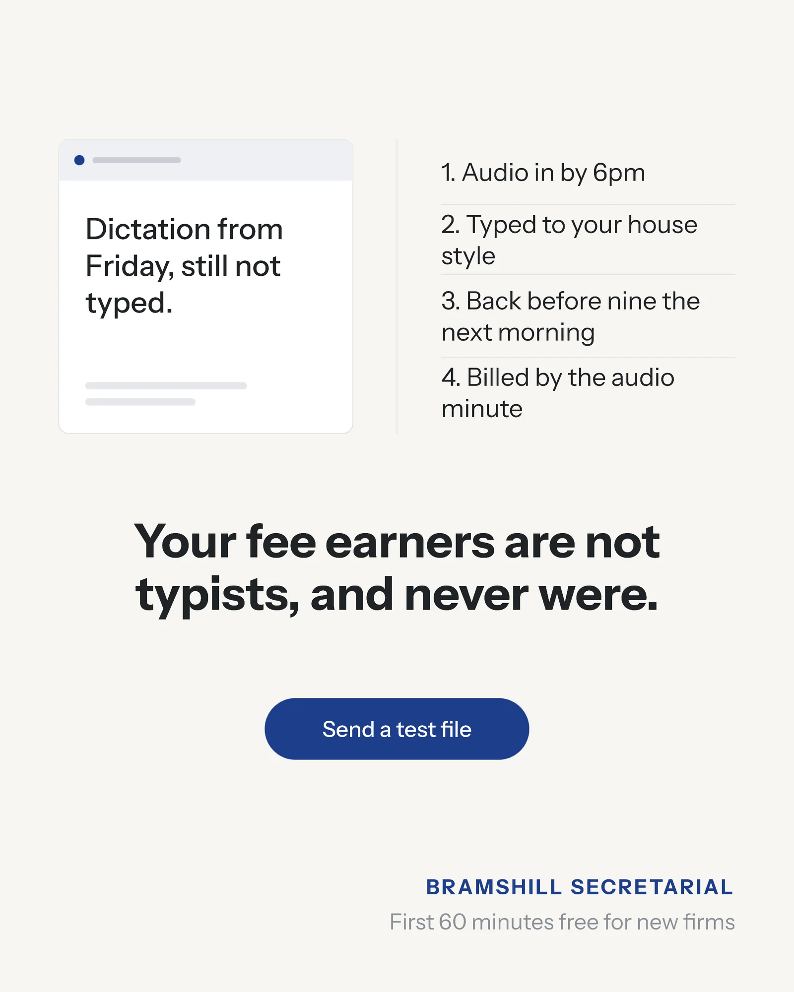Numbered turnaround list — 4:5 Instagram ad template