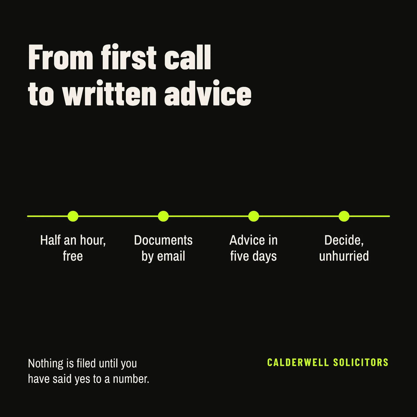 First Call To Advice Instagram Post — 1:1 Instagram post template