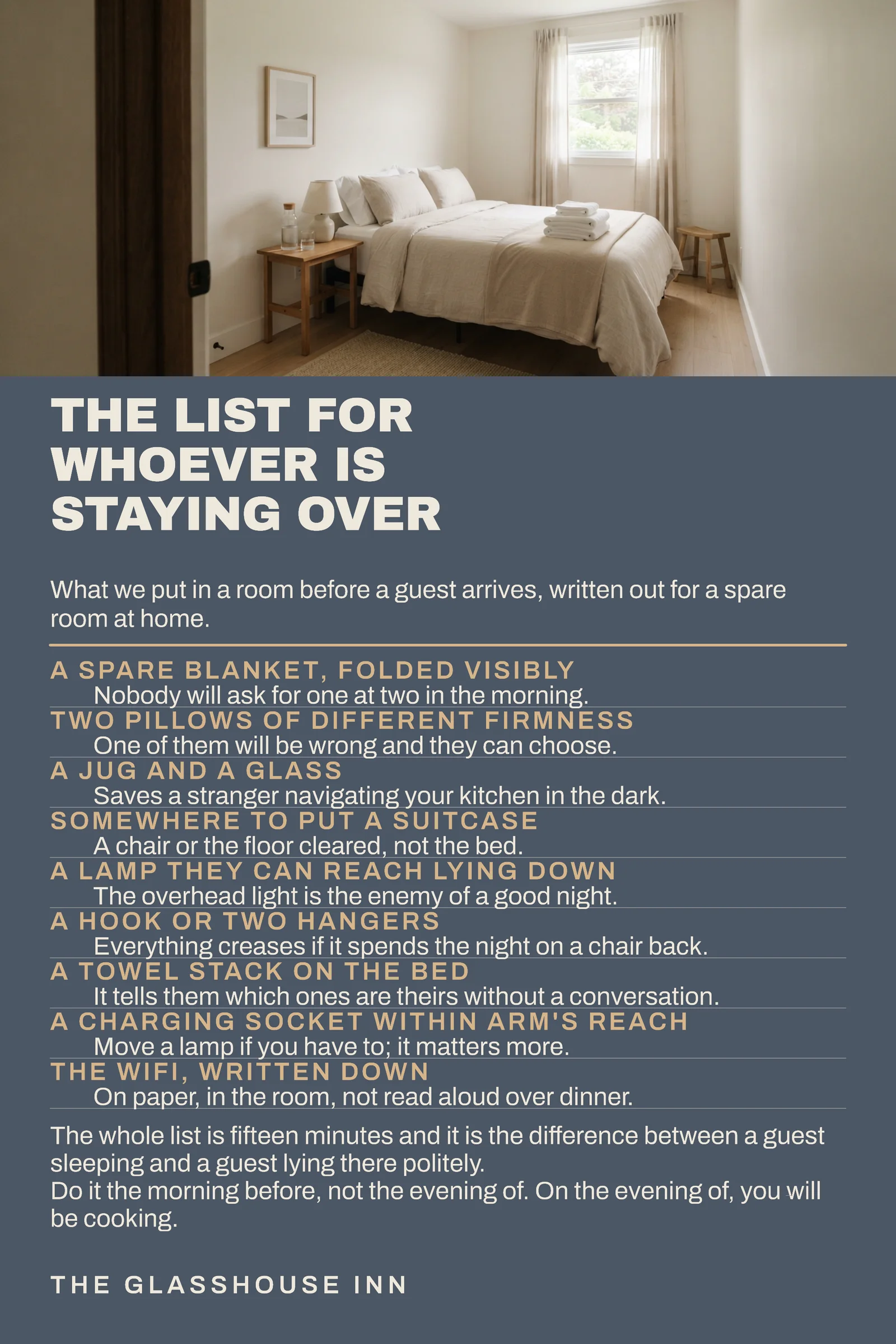 Slate Hanging List Inn Thanksgiving Guest Room Pinterest Pin — 2:3 Pinterest pin template