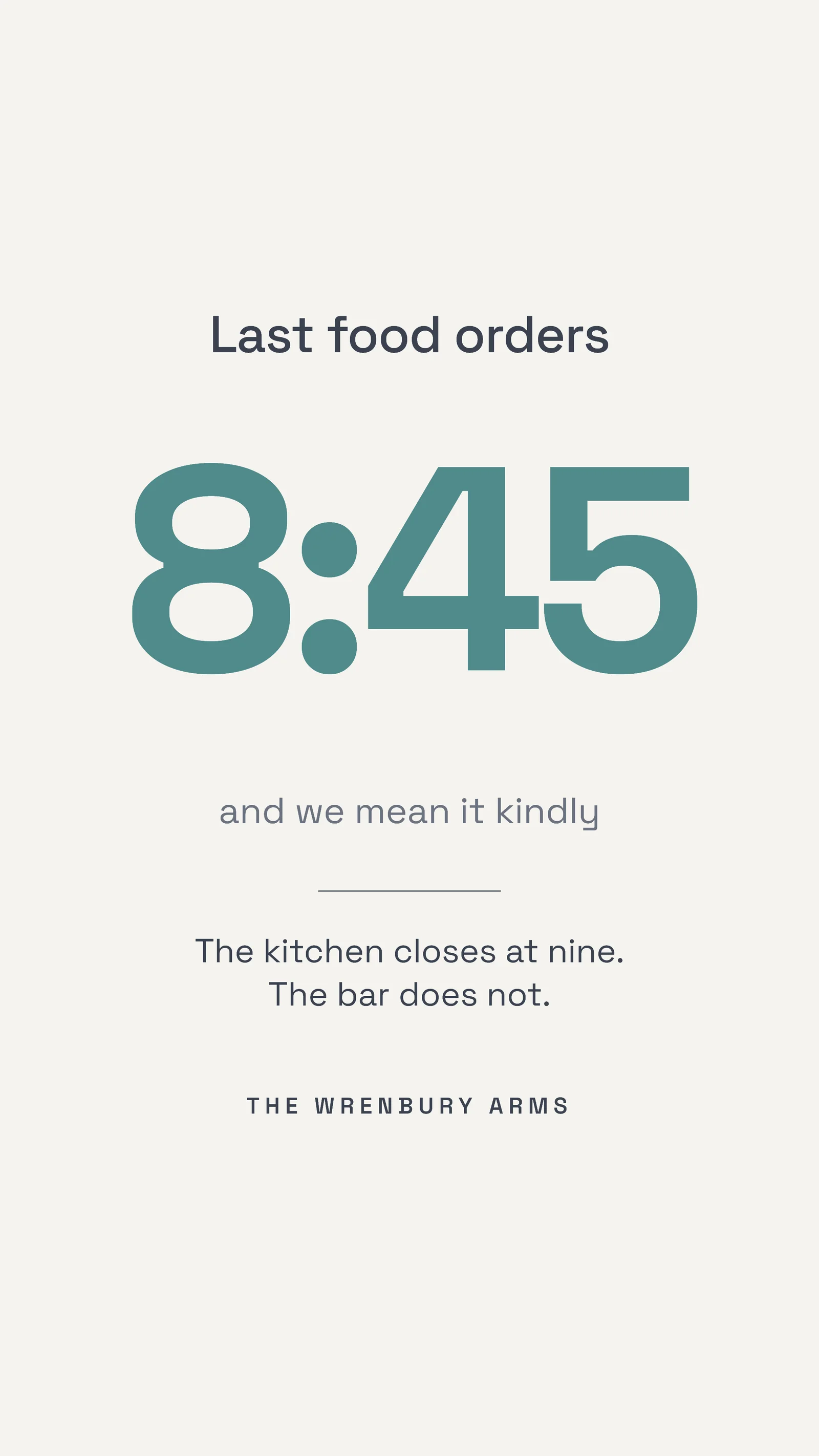 Kitchen Closes Instagram Story — 9:16 Instagram story template