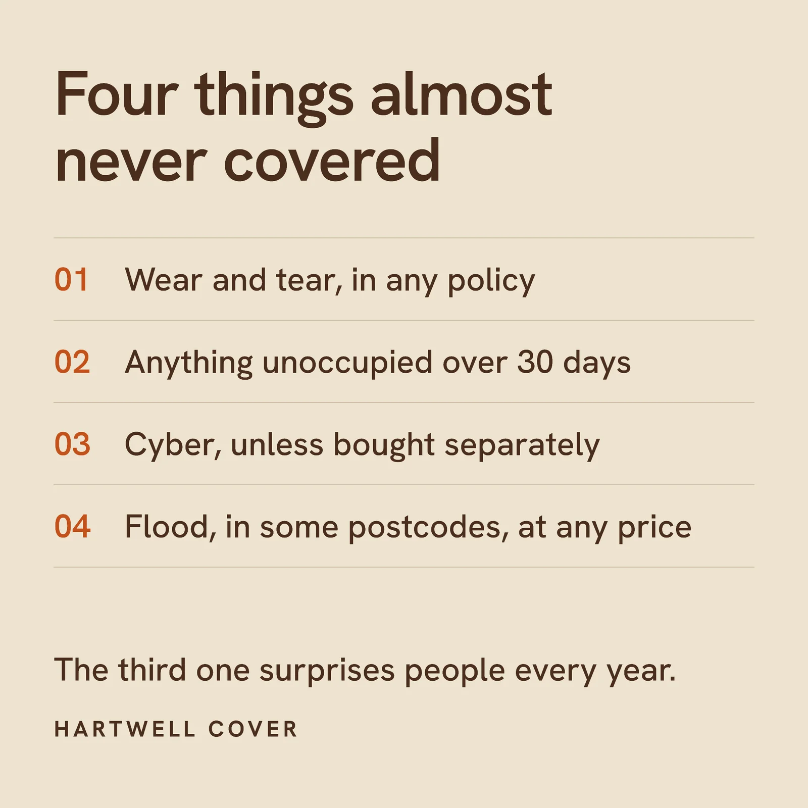 What Is Not Covered Instagram Ad — 1:1 Instagram ad template