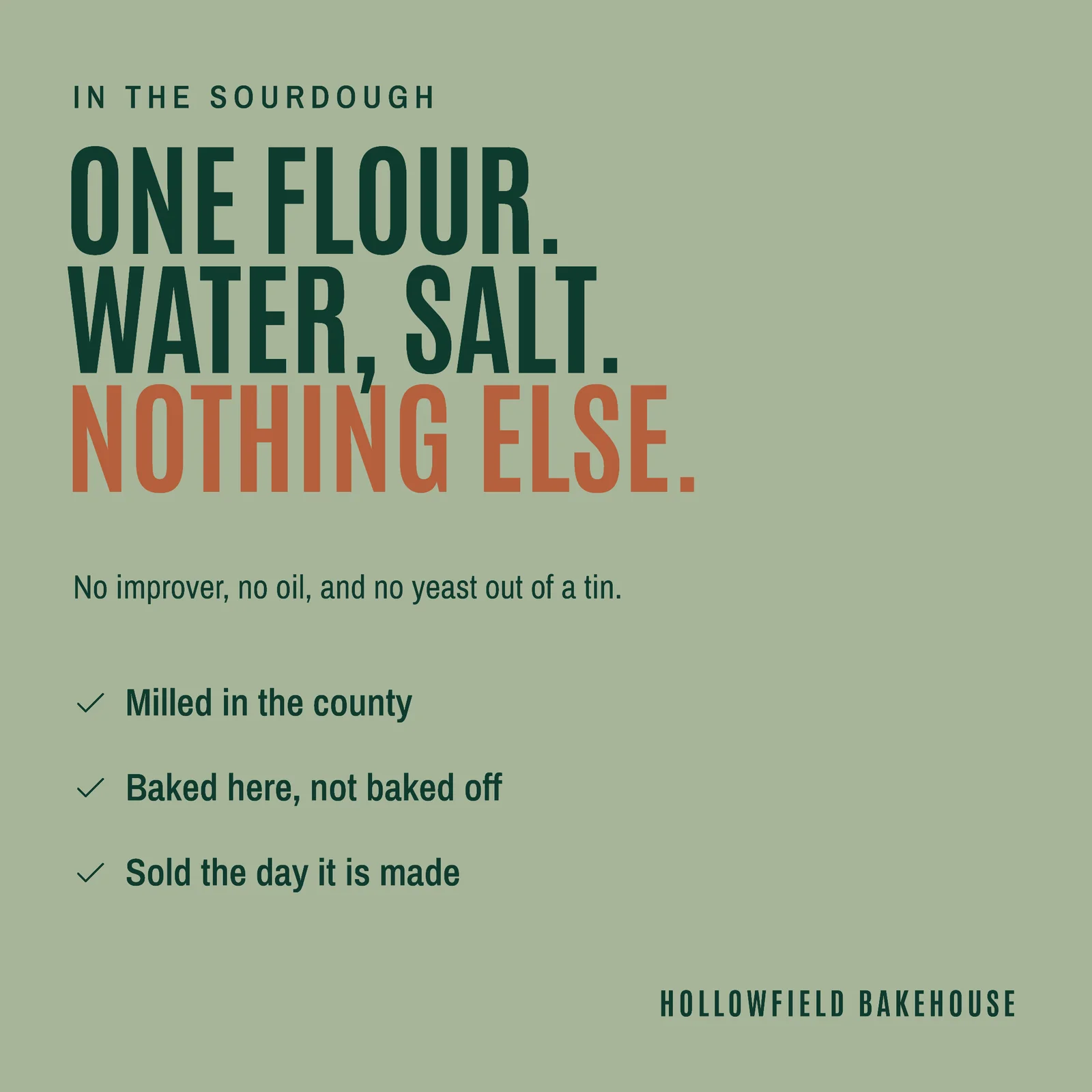 One Flour Facebook Post — 1:1 Facebook post template