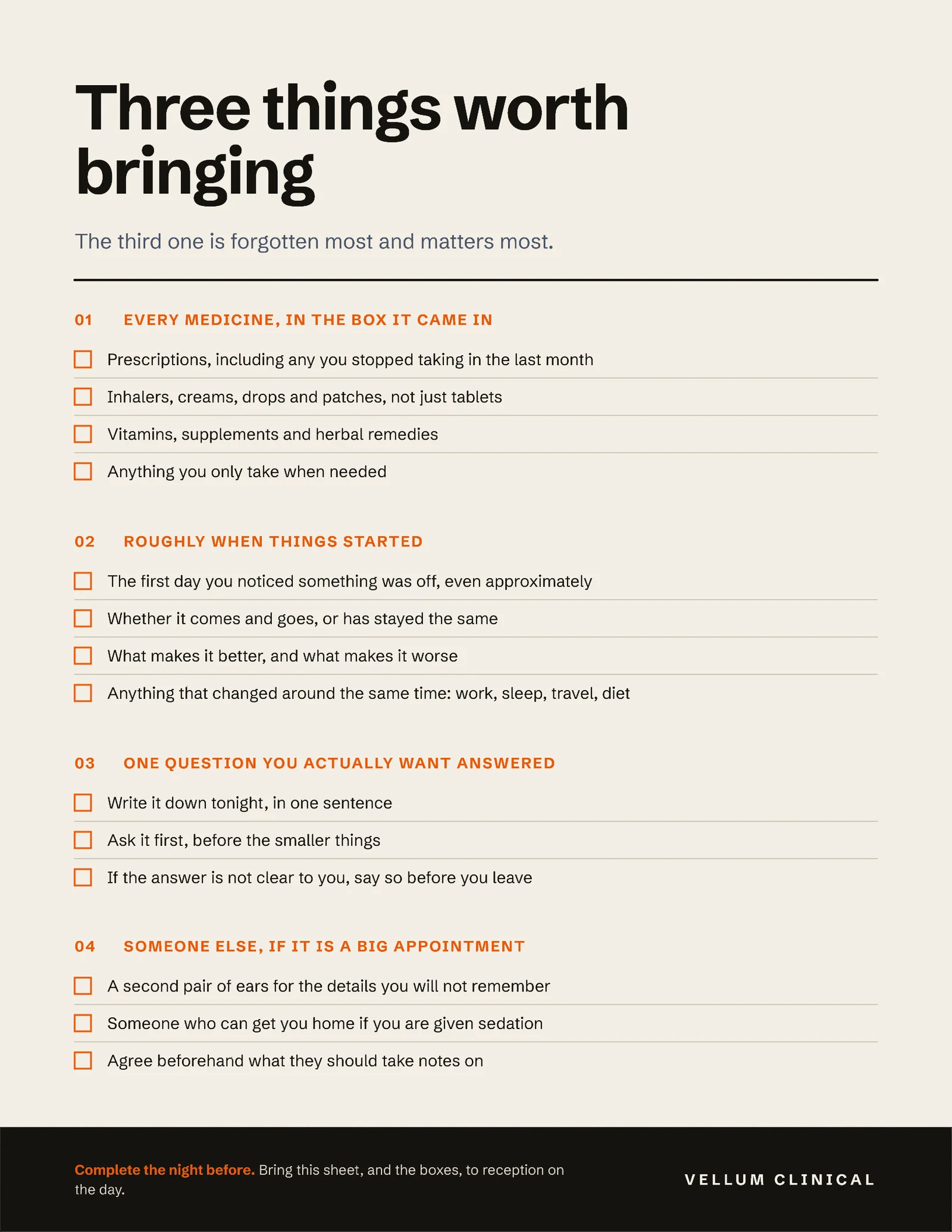 Before Appointment Proposal — 2-page Proposal template, page 1 of 2