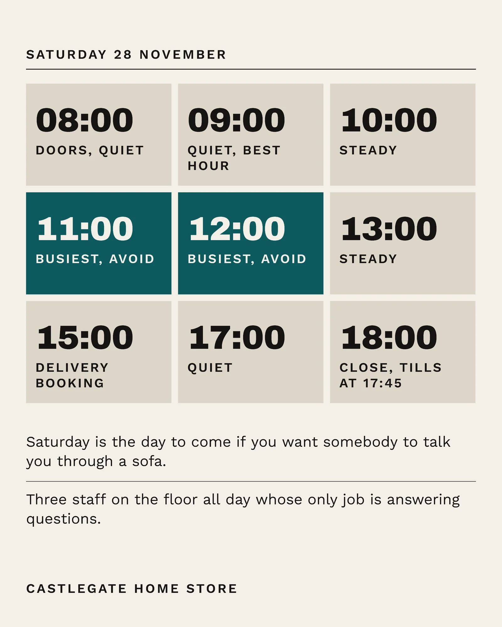 Putty Hour Grid Home Store Black Friday Door Plan Instagram Carousel — 4-panel Instagram carousel carousel template, page 3 of 4