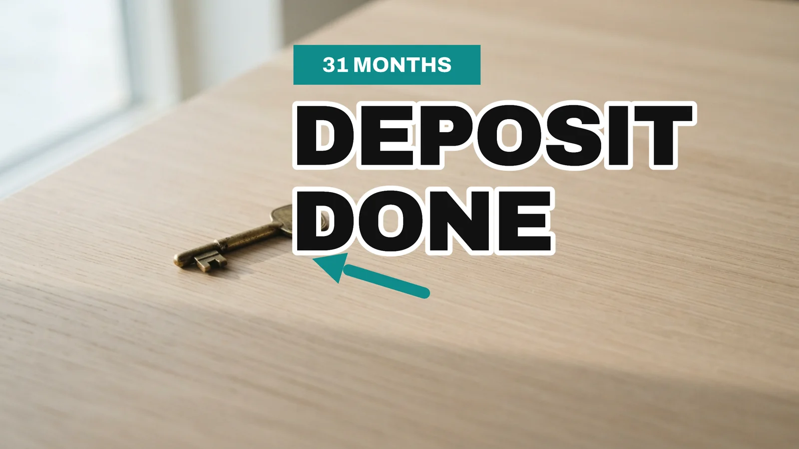 Deposit Saved Object Hero YouTube Thumbnail — 16:9 Youtube thumbnail template